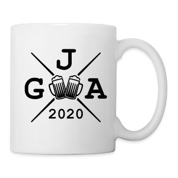 jga 2020 bier - Tasse - Weiß - Rechts