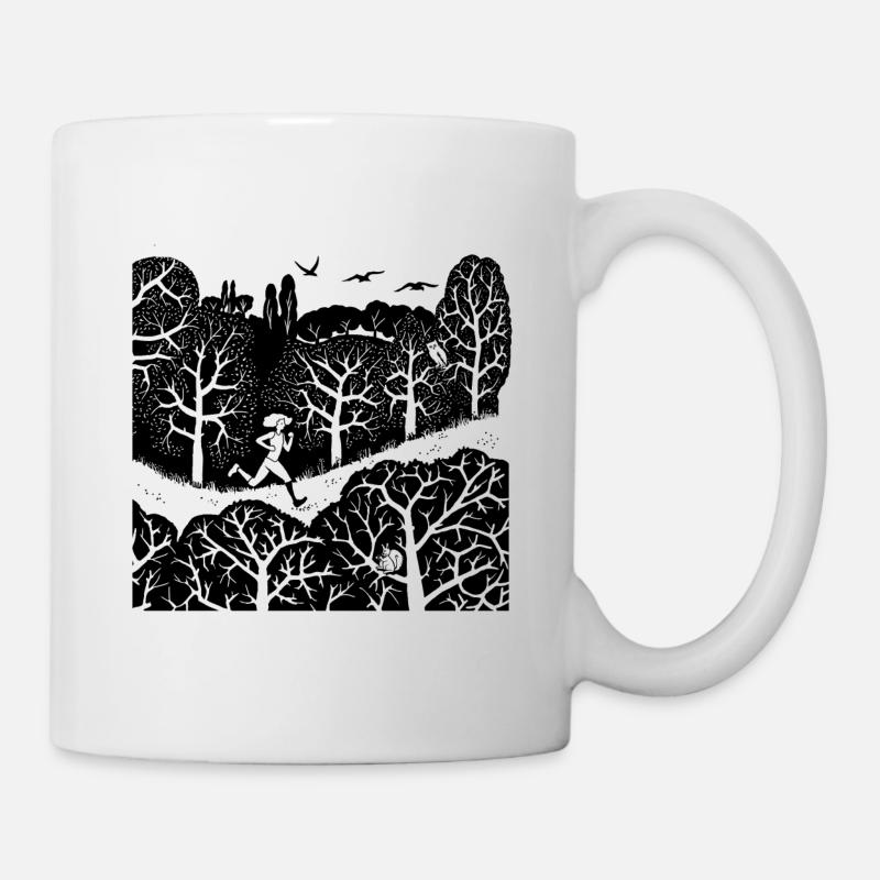 Freiraum - Laufen - Tasse - Weiß