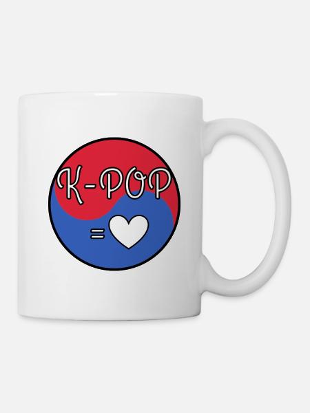 K POP is Love - Tasse - Weiß