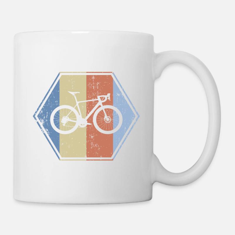 Fahrrad - Tasse - Weiß