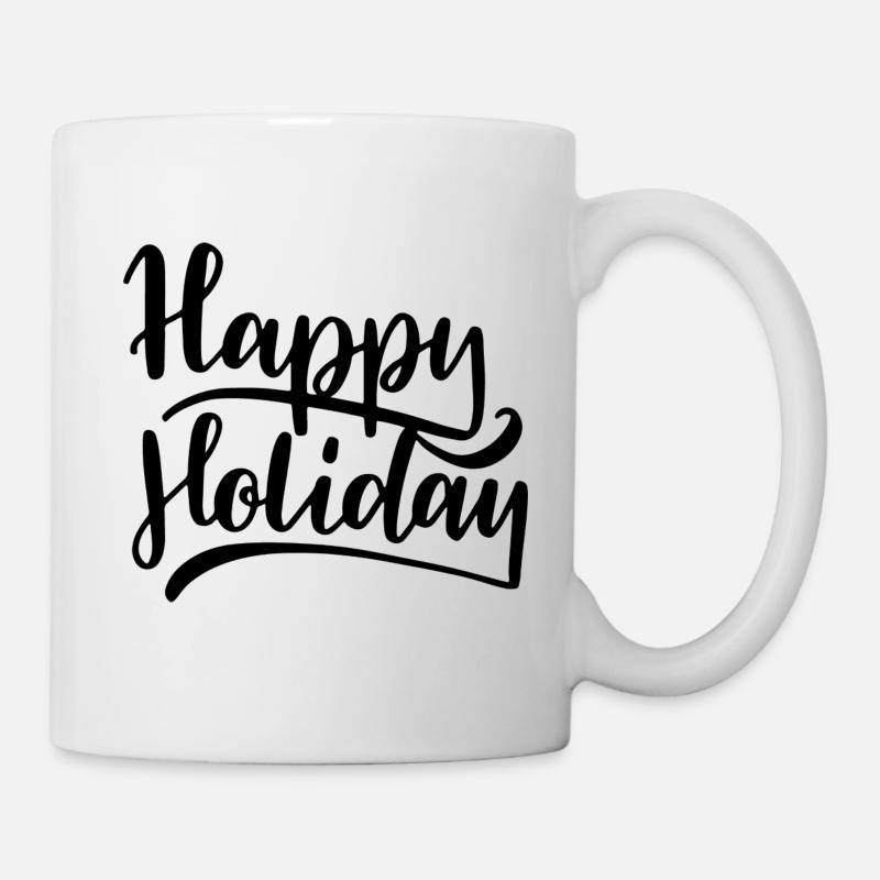 Happy Holiday - Mug blanc - blanc