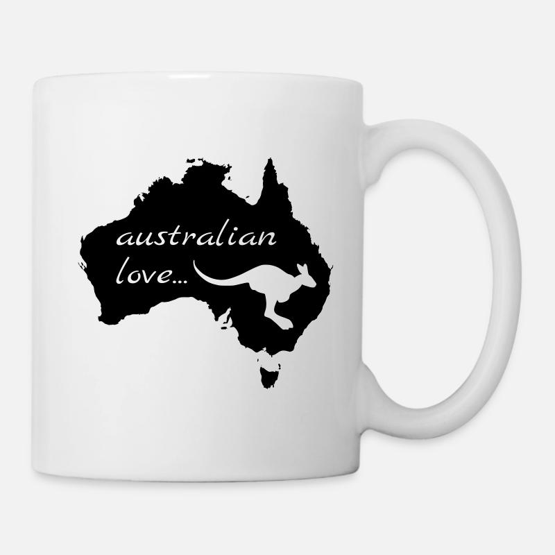 Australian Love Kangaroo - Tasse - Weiß