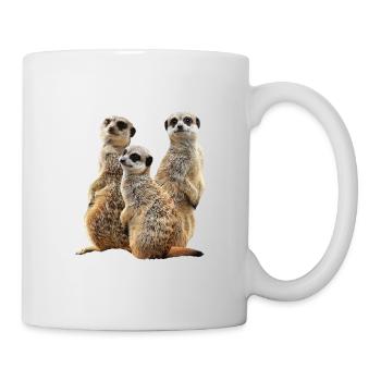 Meerkat - mongoose - Africa - Mug - white - Right