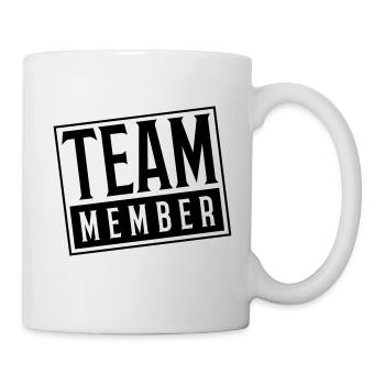 membre de l'équipe - Mug blanc - blanc - Droite