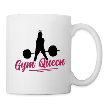 fitness fille gym reine - Mug blanc - blanc - Droite