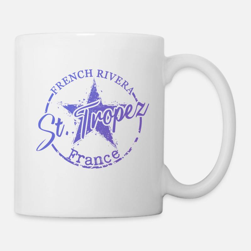 St Tropez French Rivera - Mug blanc - blanc