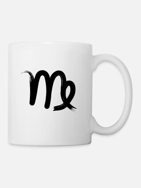 Signes du zodiaque vierge du zodiaque - Mug blanc - blanc