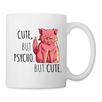 Cute but psycho but cute - Mug - white - Right