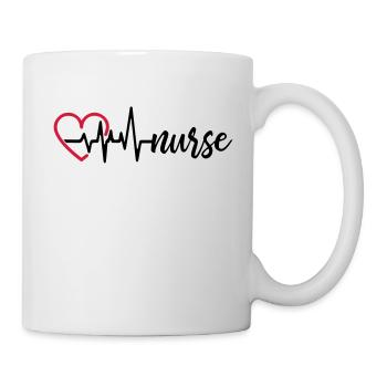 Heart Beat Nurse - Mug - white - Right