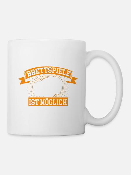 Brettspiel Liebhaber - Tasse - Weiß