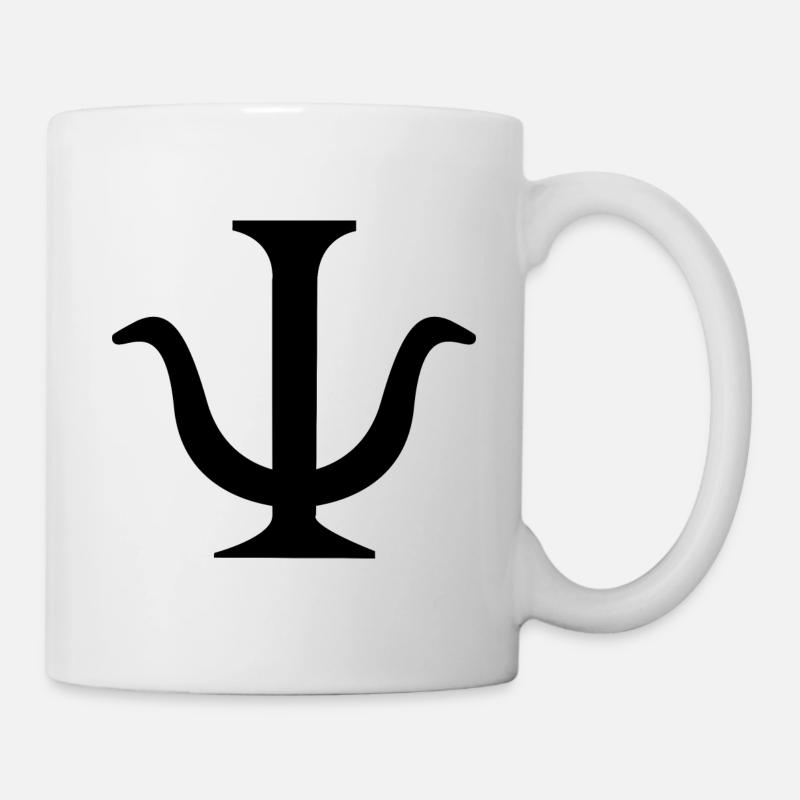 Psychologie psychologue signe symbole - Mug blanc - blanc