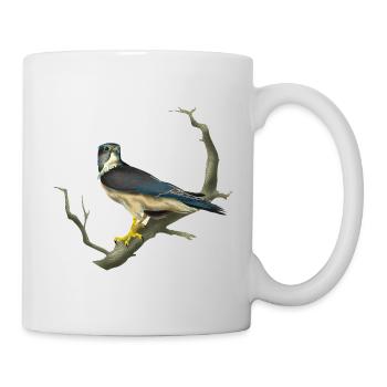 Oiseau de proie Faucon nature dessin - Mug blanc - blanc - Droite
