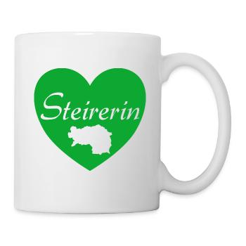Steirerin Steiermark Österreich Geschenk - Tasse - Weiß - Rechts