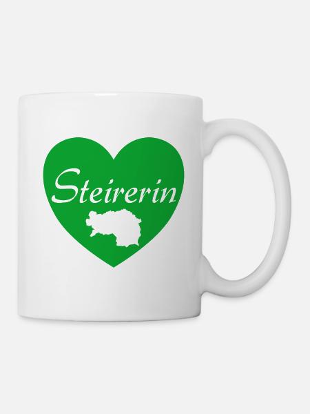Steirerin Steiermark Österreich Geschenk - Tasse - Weiß