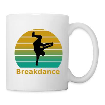 Breakdance - Mug blanc - blanc - Droite