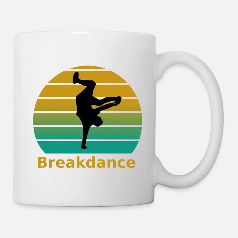 Breakdance - Tasse - Weiß