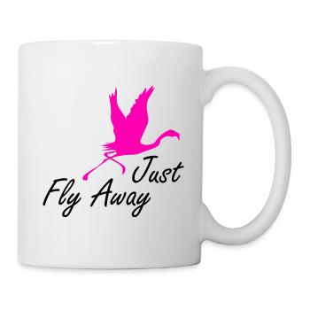 Flamingos Flamingo - Mug blanc - blanc - Droite