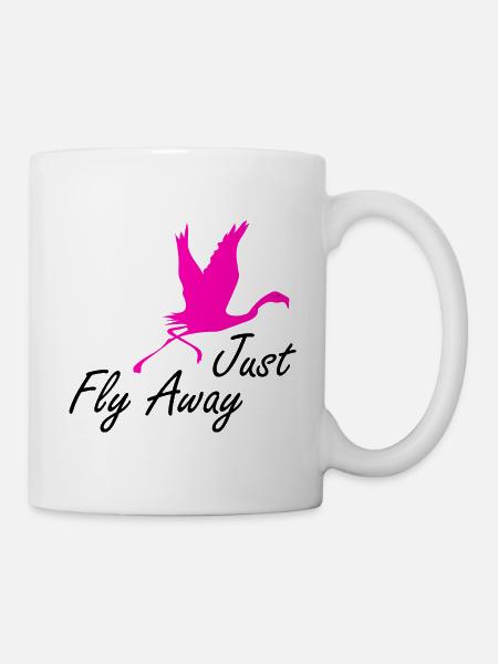 Flamingos Flamingo - Mug - white