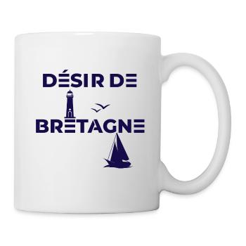 desir de bretagne - Mug blanc - blanc - Droite