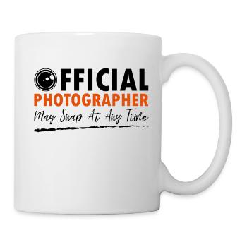 Official Photographer - Tasse - Weiß - Rechts