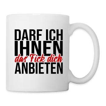 Lustige Sprüche Beleidigungen Sarkasmus - Tasse - Weiß - Rechts