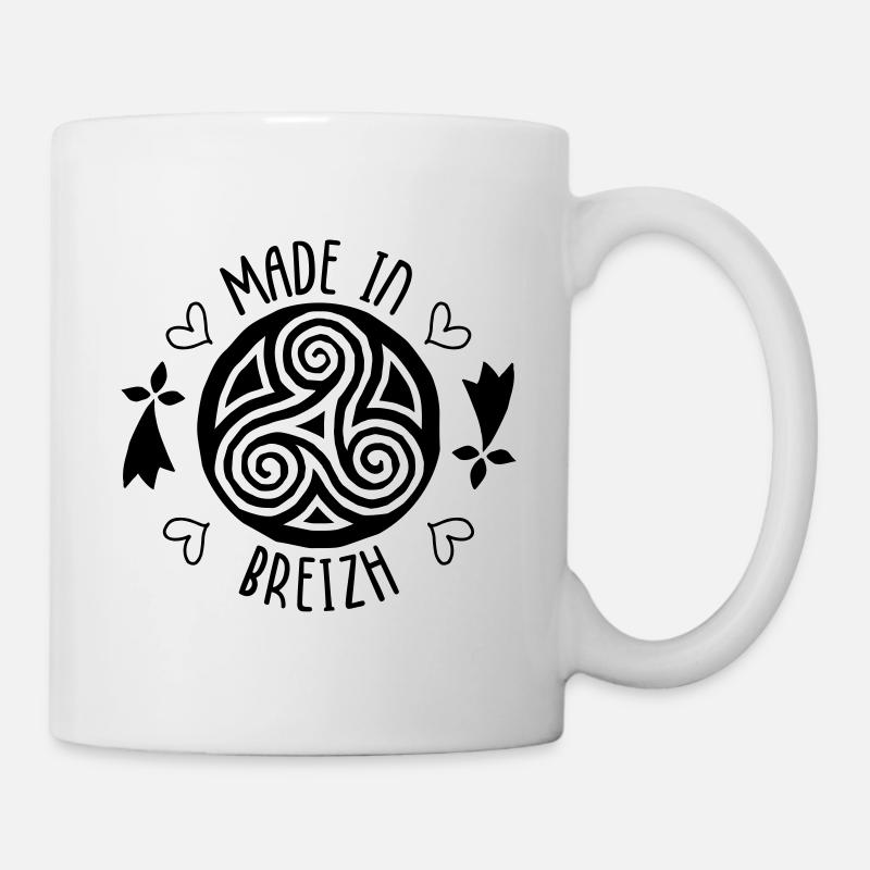 Made in Breizh - Bretagne - Mug blanc - blanc