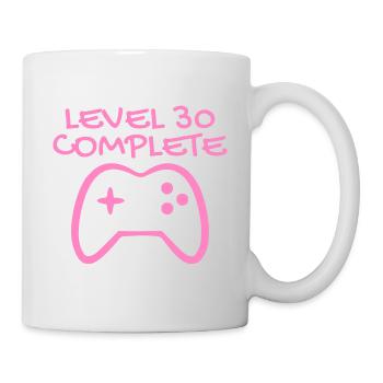 30 anniversaire - Niveau 30 Complete - Gamer 30 ans - Mug blanc - blanc - Droite