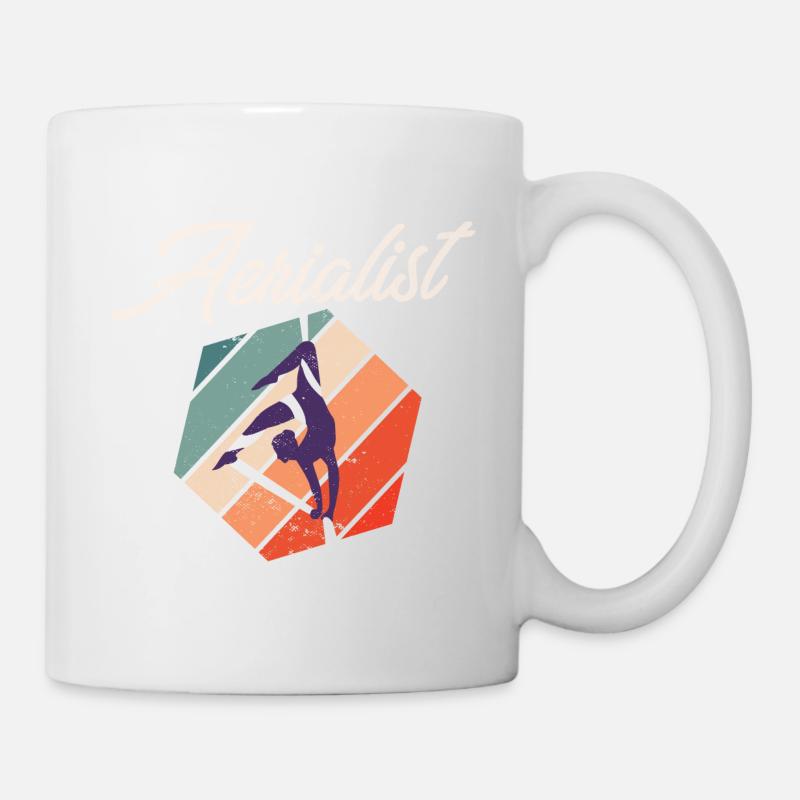 Aerial Silks Dancer Aerialist Air Silk - Mug - white