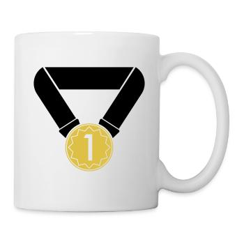 1st place medal - Mug - white - Right