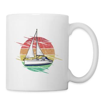 Segelboot - Tasse - Weiß - Rechts