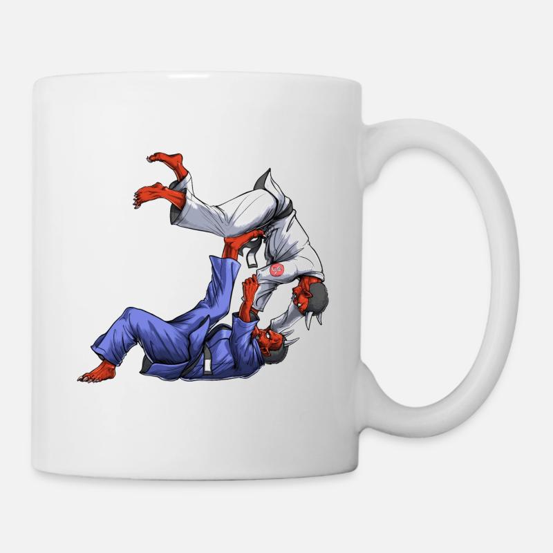 Wrestling Japanese Demons - Mug - white