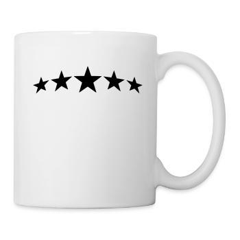 Sterne - Tasse - Weiß - Rechts
