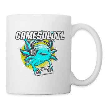Joueur de jeu vidéo Axolotl Pun Axolotl Gamer - Mug blanc - blanc - Droite