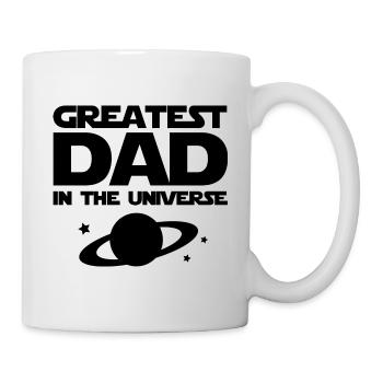 Le plus grand papa de l’univers - Mug blanc - blanc - Droite