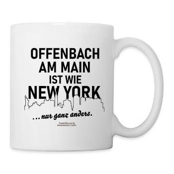 Offenbach am Main Städte-Spruch - Tasse - Weiß - Rechts