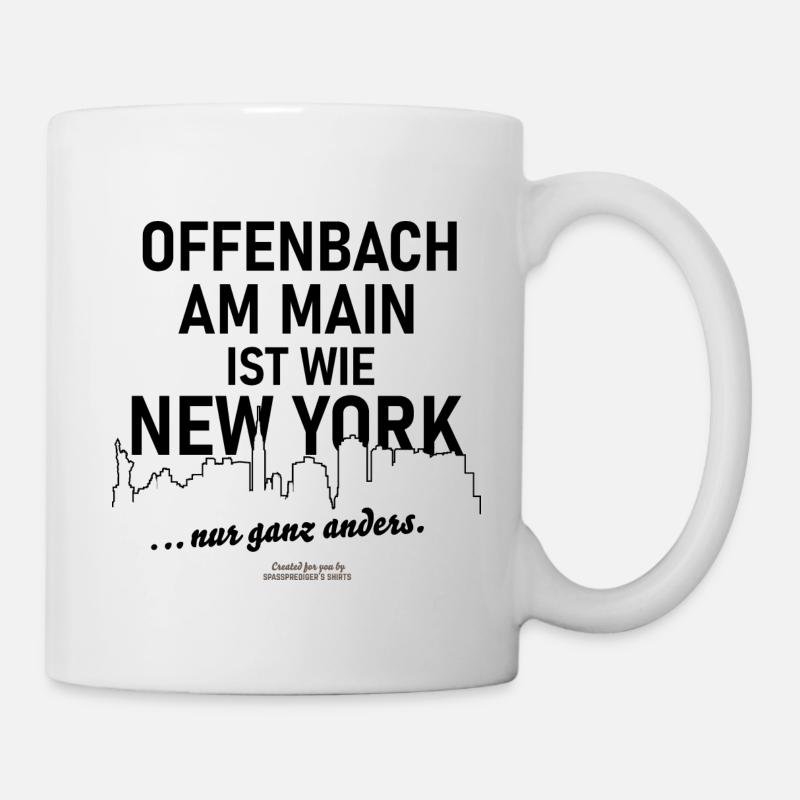 Offenbach am Main Städte-Spruch - Tasse - Weiß