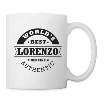 Lorenzo Tshirt personnalisé prénom lorenzo - Mug blanc - blanc - Droite