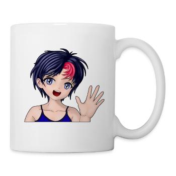 Bonjour, comment vas-tu? - Mug blanc - blanc - Droite