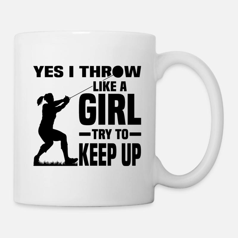 Lancer de marteau - Mug blanc - blanc