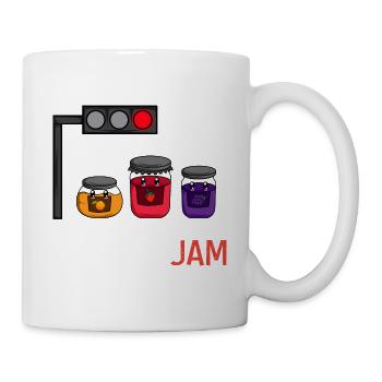 Embouteillage Drôle Illustrator Poison - Mug blanc - blanc - Droite