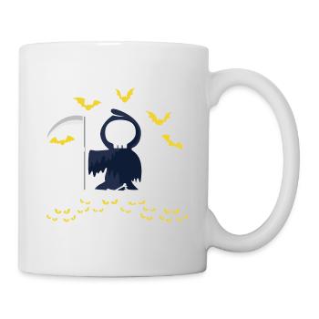 Grim Reaper Squelette Ficphilia. Poison - Mug blanc - blanc - Droite