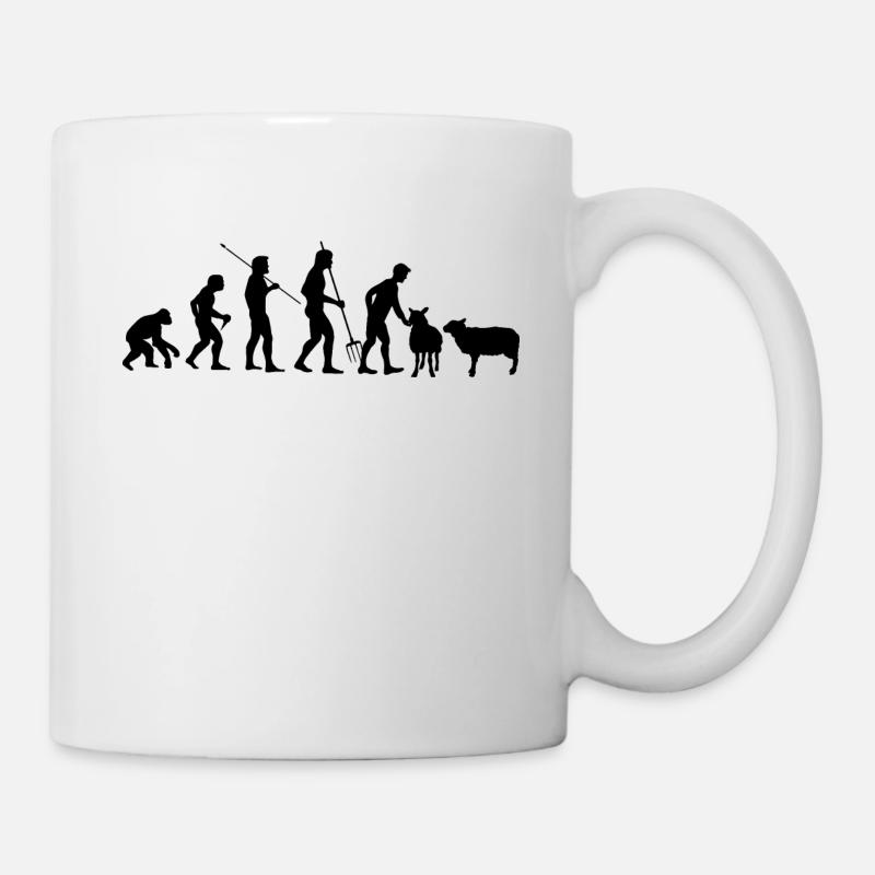Éleveur de moutons Éleveur de moutons Berger - Mug blanc - blanc
