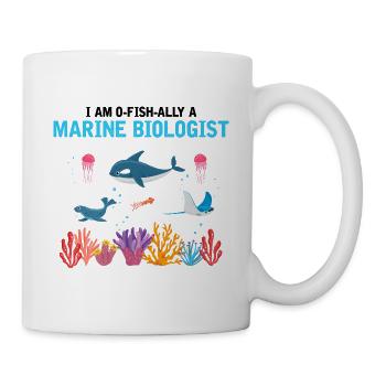 Official Marine Biologist Fish Marine Biology - Mug - white - Right