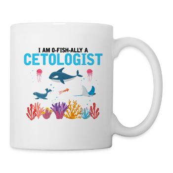 Official Cetologist Cetology Marine Biologist Sea - Mug - white - Right