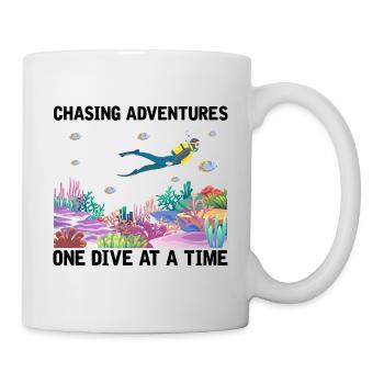 Diving Adventure Divers Sea Ocean - Mug - white - Right