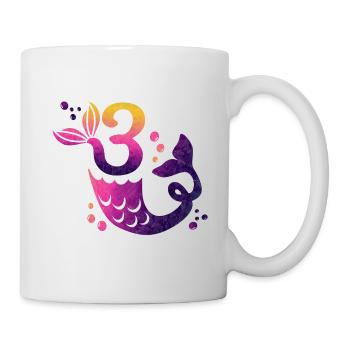 3 Birthday Mermaid - Mug - white - Right