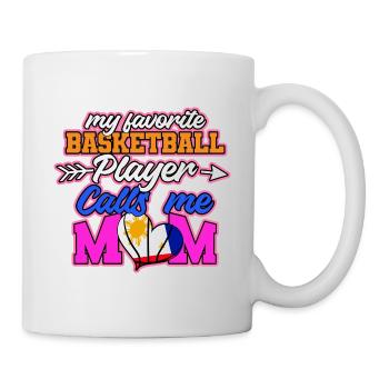 Philippinen Mutter Flagge Basketball I Geschenk - Tasse - Weiß - Rechts