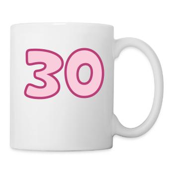 30e anniversaire 30 ans - Mug blanc - blanc - Droite