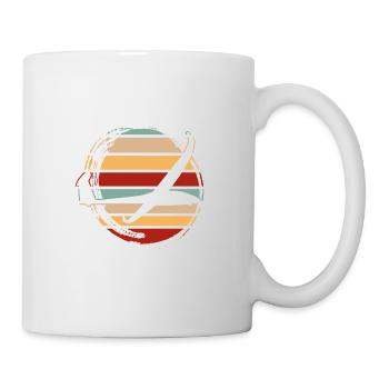 Segelfliegen Brusttasche Segelflugzeug Segelflug - Tasse - Weiß - Rechts