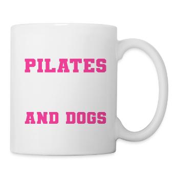 Pilates and Dogs Dog Parents Gift - Mug - white - Right